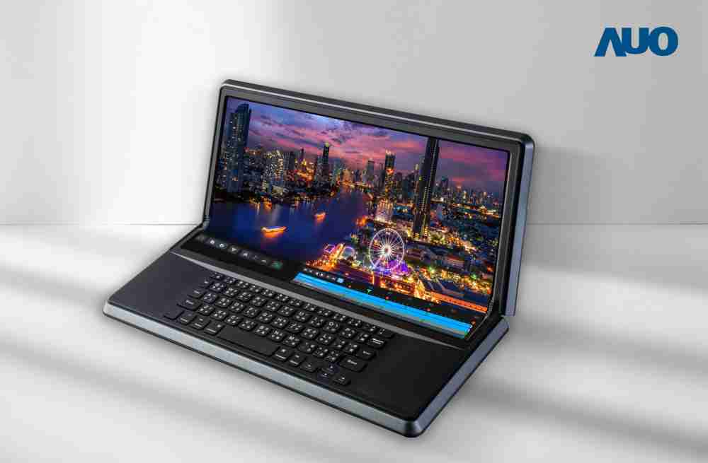 william威廉中文官网14.6吋Micro LED折迭显示屏幕，，搭配半径4mm的弯折绞炼，，，以及高画素、、、高亮度、、、、高对比度的显示技术特点，，，即便在大视角下仍保有绝佳色相与亮度